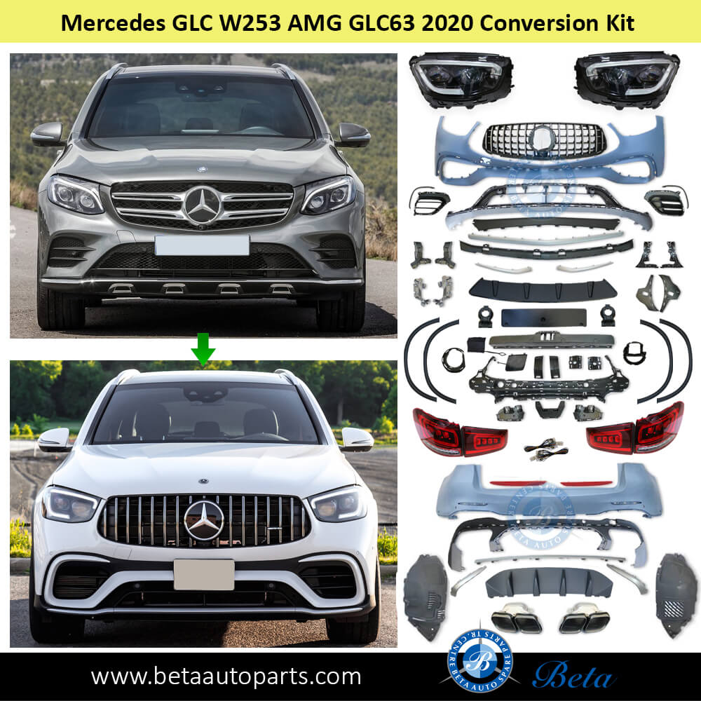 AMG GLC63 2020 Conversion Kit for Mercedes GLC W253 2016-2020 models AMG GLC63 2020 Conversion Kit for Mercedes GLC W253 2016-2020 models